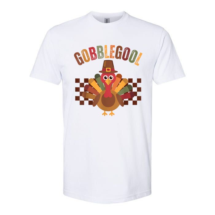 Vintage Gobble Gool Turkey Funny Thanksgiving Gobblegool Softstyle CVC T-Shirt