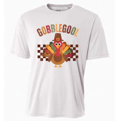 Vintage Gobble Gool Turkey Funny Thanksgiving Gobblegool Cooling Performance Crew T-Shirt