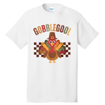 Vintage Gobble Gool Turkey Funny Thanksgiving Gobblegool Tall T-Shirt