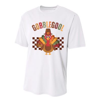 Vintage Gobble Gool Turkey Funny Thanksgiving Gobblegool Performance Sprint T-Shirt