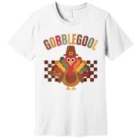 Vintage Gobble Gool Turkey Funny Thanksgiving Gobblegool Premium T-Shirt