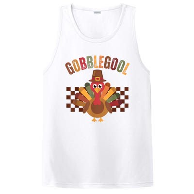 Vintage Gobble Gool Turkey Funny Thanksgiving Gobblegool PosiCharge Competitor Tank