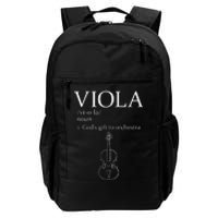 Viola GodS Gift For Orchestra Daily Commute Backpack