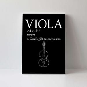 Viola GodS Gift For Orchestra Canvas