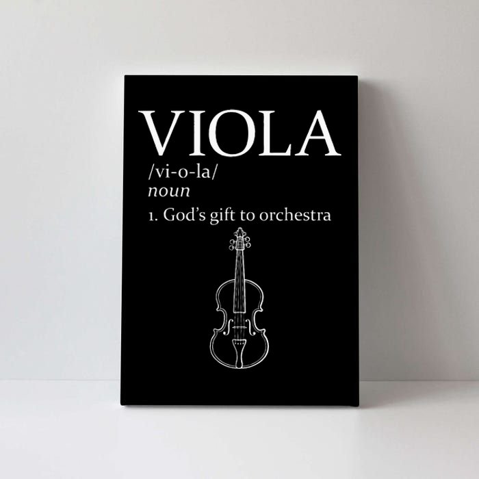 Viola GodS Gift For Orchestra Canvas