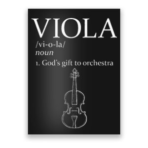 Viola GodS Gift For Orchestra Poster