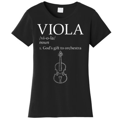 Viola GodS Gift For Orchestra Women's T-Shirt