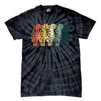 Vintage Guitar Gift For Music Band Guitarist Stuff Tie-Dye T-Shirt