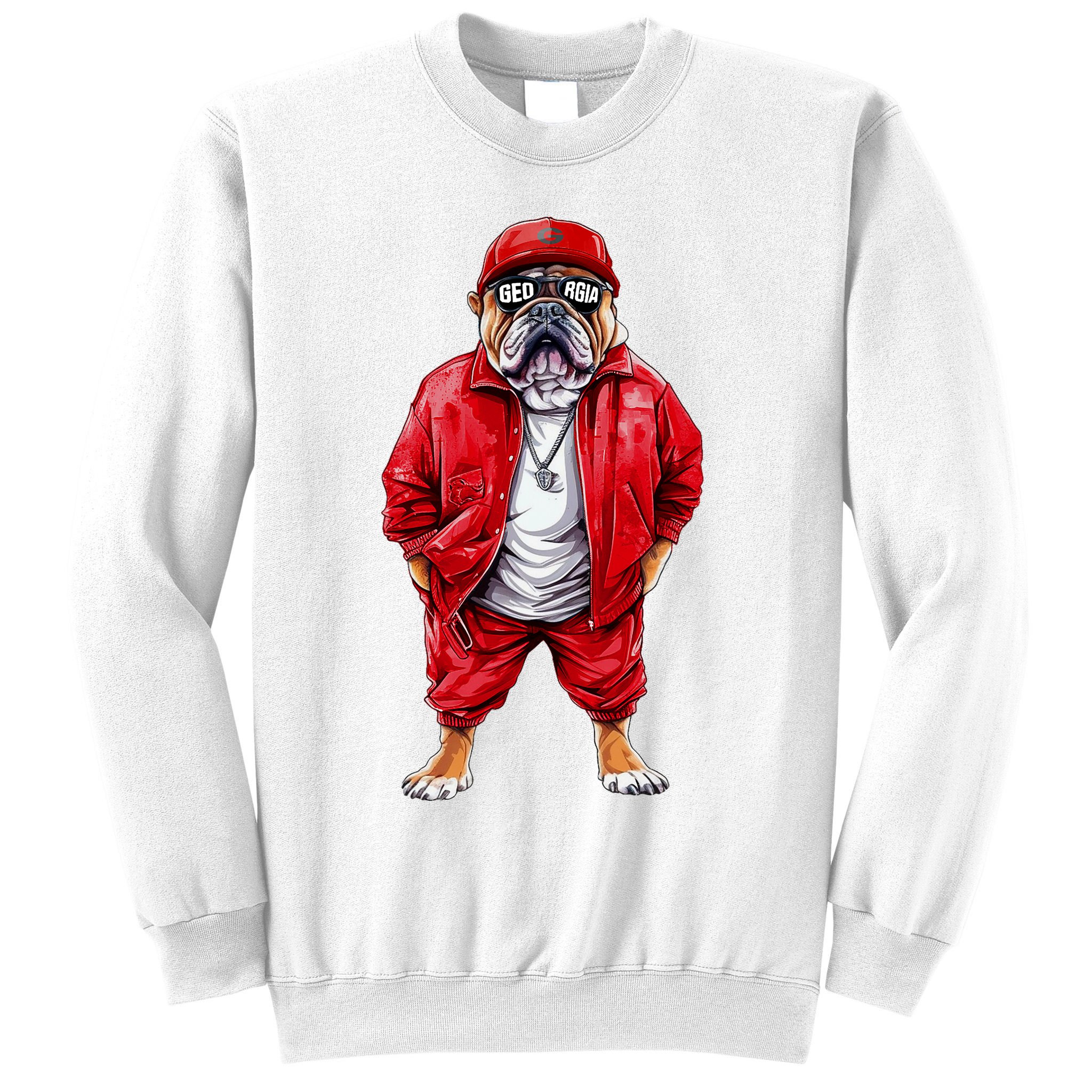 Vintage Georgia Ga Vintage Athletic Sports Design Sweatshirt