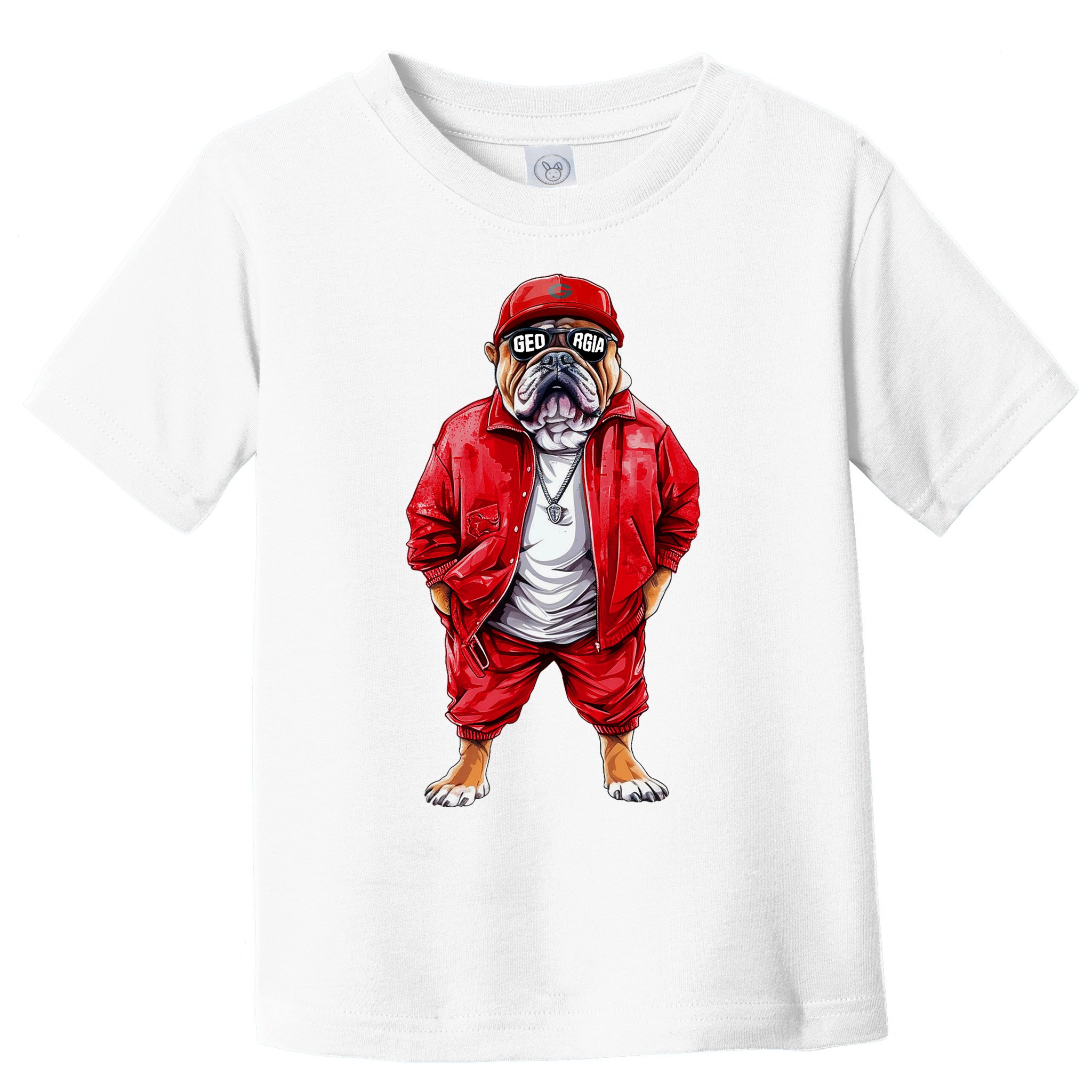 Vintage Georgia Ga Vintage Athletic Sports Design Toddler T-Shirt
