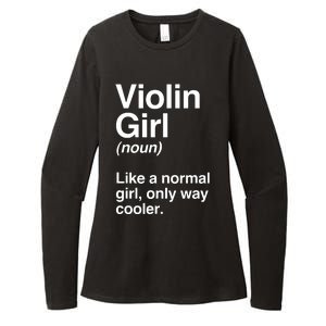 Violin Girl Gift Funny Violin Girl Definition Music Womens CVC Long Sleeve Shirt