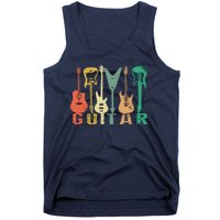 Vintage Guitar Gift For Music Band Guitarist Stuff Tank Top