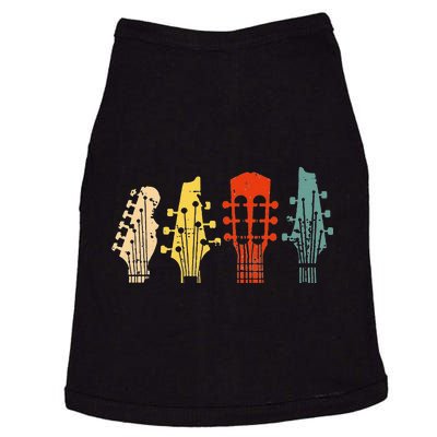 Vintage Guitar Gift For Women Music Band Guitarist Stuff Doggie Tank