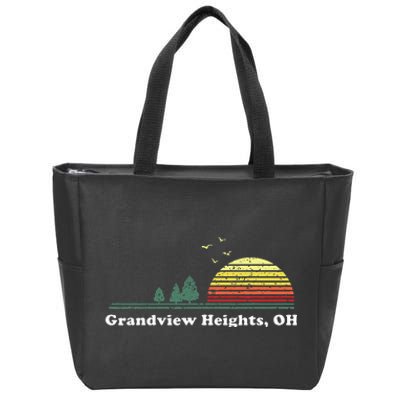 Vintage Grandview Heights Ohio Home Souvenir Zip Tote Bag