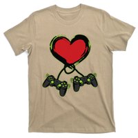 Video Gamer Heart Controller Valentine's Days T-Shirt