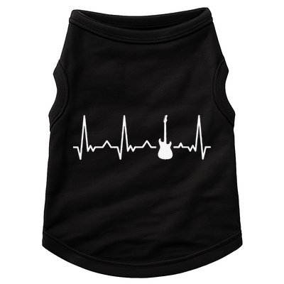 Vintage Guitar Heartbeat Guitarist Lover Instrument Doggie Tank