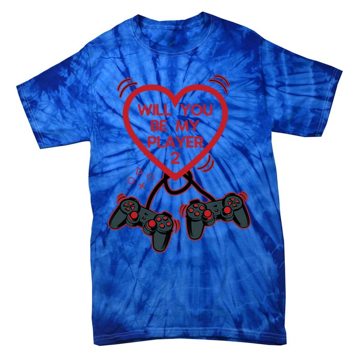 Video Gamer Heart Controller ValentineS Day Gift Tie-Dye T-Shirt