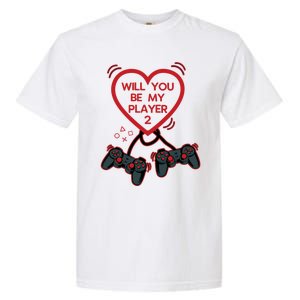 Video Gamer Heart Controller ValentineS Day Gift Garment-Dyed Heavyweight T-Shirt