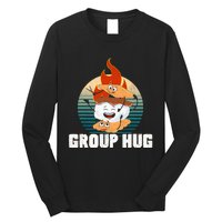 vintage Group Hug Smores Group Hug Camping Long Sleeve Shirt