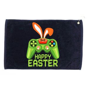 Video Game Happy Easter Bunny Gaming Controller Gamer Boy Girls Grommeted Golf Towel