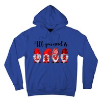 Valentine Gnomes Holding Hearts Valentine's Day Gnome Love Gift Hoodie