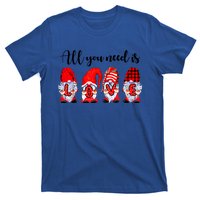 Valentine Gnomes Holding Hearts Valentine's Day Gnome Love Gift T-Shirt