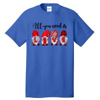 Valentine Gnomes Holding Hearts Valentine's Day Gnome Love Gift Tall T-Shirt