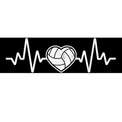 Volleyball Gifts Heartbeat Bumper Sticker