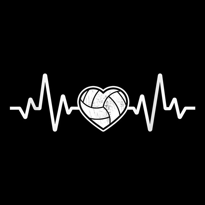 Volleyball Gifts Heartbeat 16 in Basic Backpack