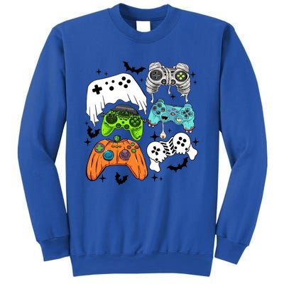 Video Game Halloween Skeleton Zombie Gaming Controllers Gift Sweatshirt