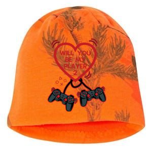 Video Gamer Heart Controller ValentineS Day Gift Kati - Camo Knit Beanie