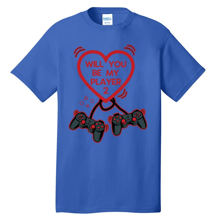 Video Gamer Heart Controller ValentineS Day Gift Tall T-Shirt