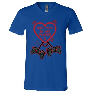 Video Gamer Heart Controller ValentineS Day Gift V-Neck T-Shirt