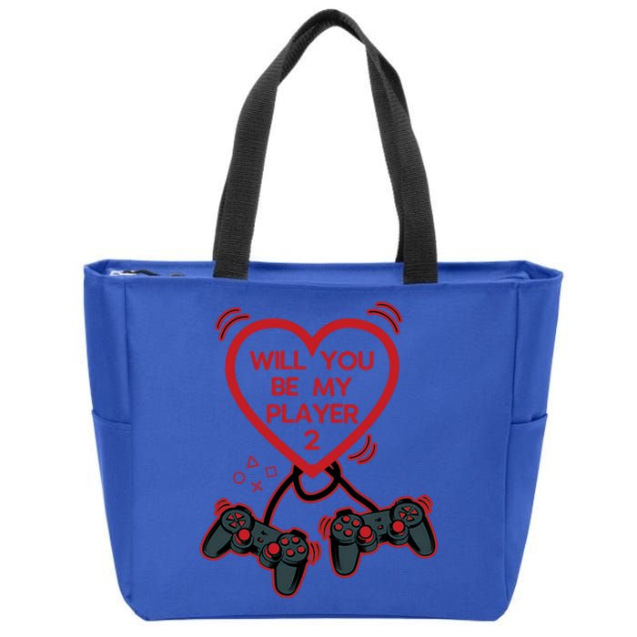 Video Gamer Heart Controller ValentineS Day Gift Zip Tote Bag