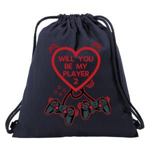 Video Gamer Heart Controller ValentineS Day Gift Drawstring Bag