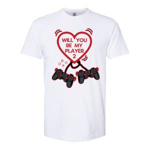 Video Gamer Heart Controller ValentineS Day Gift Softstyle CVC T-Shirt