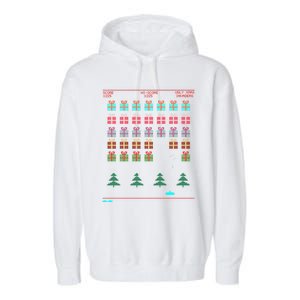 Video Game Inspired Ugly Christmas Cute Gift Garment-Dyed Fleece Hoodie