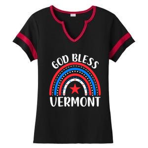 Vermongreat Gift I Love Vermont Usa Great Gift Ladies Halftime Notch Neck Tee