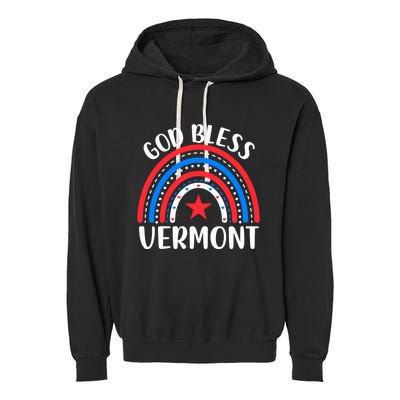 Vermongreat Gift I Love Vermont Usa Great Gift Garment-Dyed Fleece Hoodie