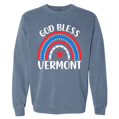 Vermongreat Gift I Love Vermont Usa Great Gift Garment-Dyed Sweatshirt