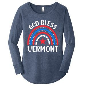 Vermongreat Gift I Love Vermont Usa Great Gift Women's Perfect Tri Tunic Long Sleeve Shirt