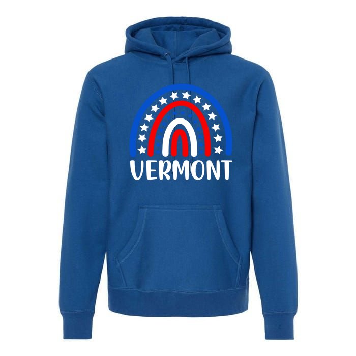 Vermoncute Gift I Love Vermont Usa Cute Gift Premium Hoodie