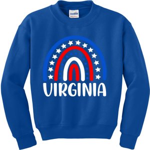 Virginia Gift I Love Virginia Usa Cool Gift Kids Sweatshirt