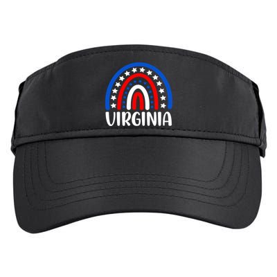 Virginia Gift I Love Virginia Usa Funny Gift Adult Drive Performance Visor