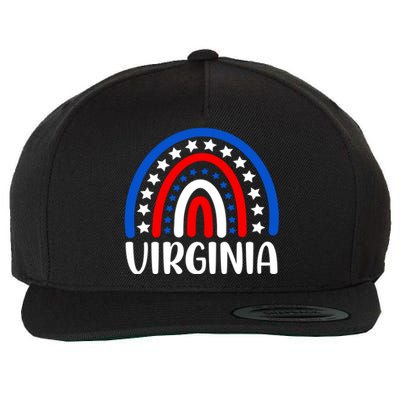 Virginia Gift I Love Virginia Usa Funny Gift Wool Snapback Cap