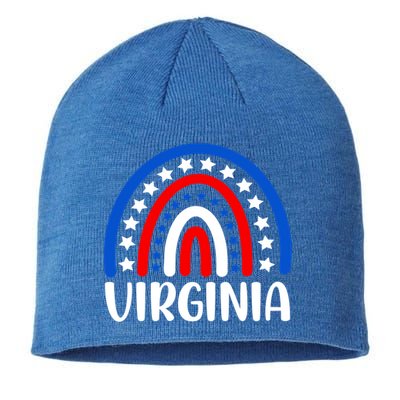 Virginia Gift I Love Virginia Usa Funny Gift Sustainable Beanie