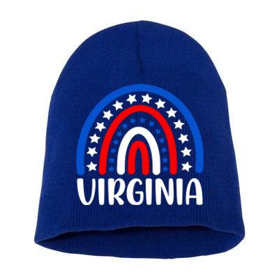 Virginia Gift I Love Virginia Usa Funny Gift Short Acrylic Beanie