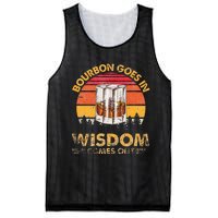 Vintage Goes In Wisdom Comes Out Bourbon Mesh Reversible Basketball Jersey Tank