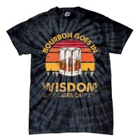 Vintage Goes In Wisdom Comes Out Bourbon Tie-Dye T-Shirt