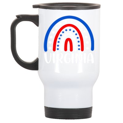 Virginia Gift I Love Virginia Usa Gift Stainless Steel Travel Mug